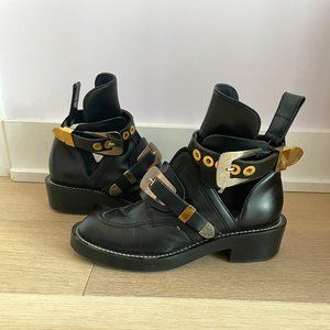 Balenciaga Cut-out Moto Boots